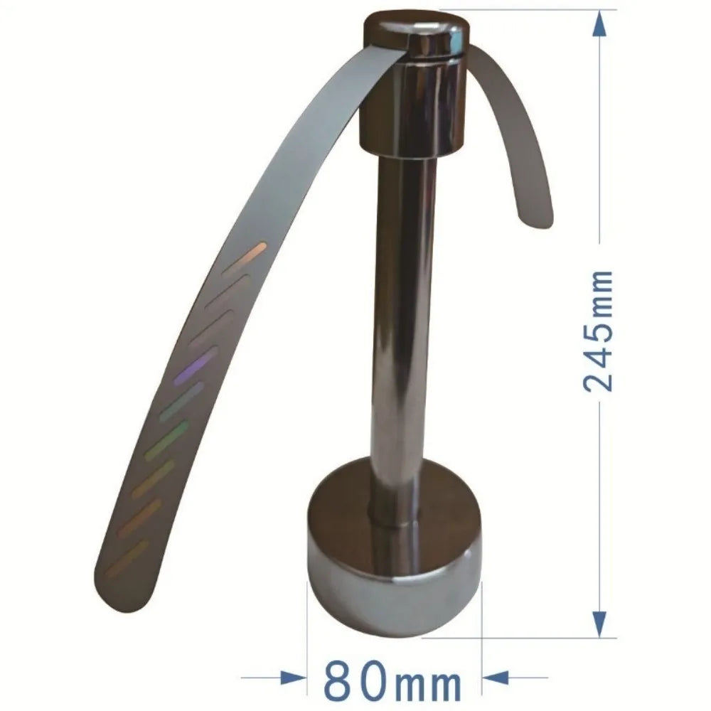 Portable Stainless Steel Fly Repellent Fan Silent Battery Power Automatic Fly Trap Keep Flies Away Table Pest Fan Home&Outdoor